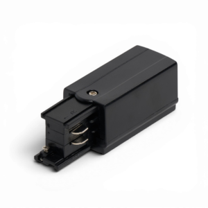 Invoerblok 3 fase track rail zwart -p