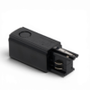 Invoerblok 3 fase track rail zwart -p