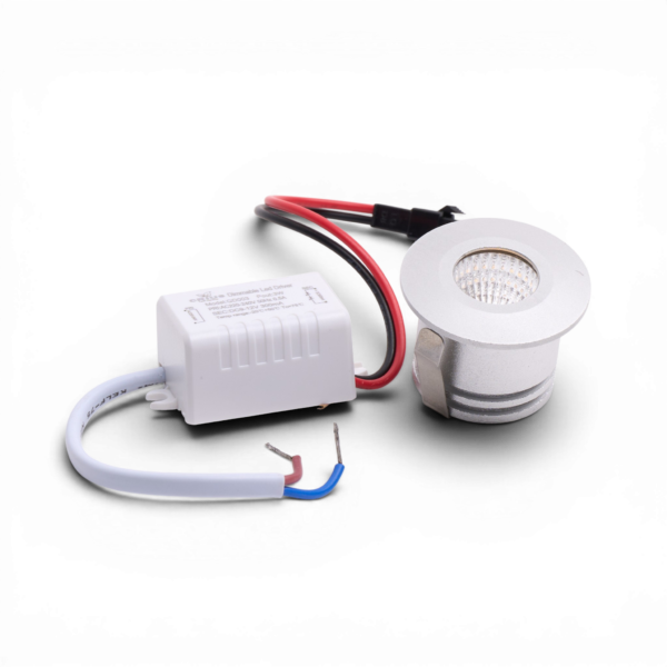 CRIUS_CR30105033D_______T107 2 CRIUS mini spot 3W 3000k inclusief driver Fase-dimmen