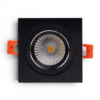 CRIUS_CR3041053________T113 22 CRIUS Vierkant Verstelbare Spot 5W 3000k Zwart inclusief driver Fase-dimmen