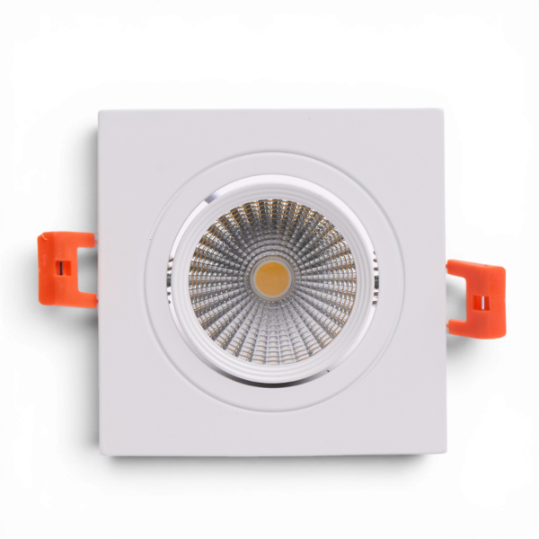 CRIUS_CR3042053_______U101 11 CRIUS Vierkant Verstelbare Spot 5W 3000k Wit inclusief driver Fase-dimmen