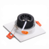 CRIUS_CR3042053_______U101 13 CRIUS Vierkant Verstelbare Spot 5W 3000k Wit inclusief driver Fase-dimmen