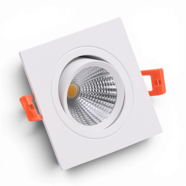 CRIUS_CR3042053_______U101 16 CRIUS Vierkant Verstelbare Spot 5W 3000k Wit inclusief driver Fase-dimmen