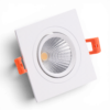 CRIUS_CR3042053_______U101 3 CRIUS Vierkant Verstelbare Spot 5W 3000k Wit inclusief driver Fase-dimmen