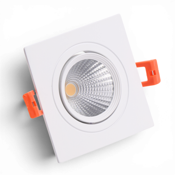 CRIUS_CR3042053_______U101 3 CRIUS Vierkant Verstelbare Spot 5W 3000k Wit inclusief driver Fase-dimmen