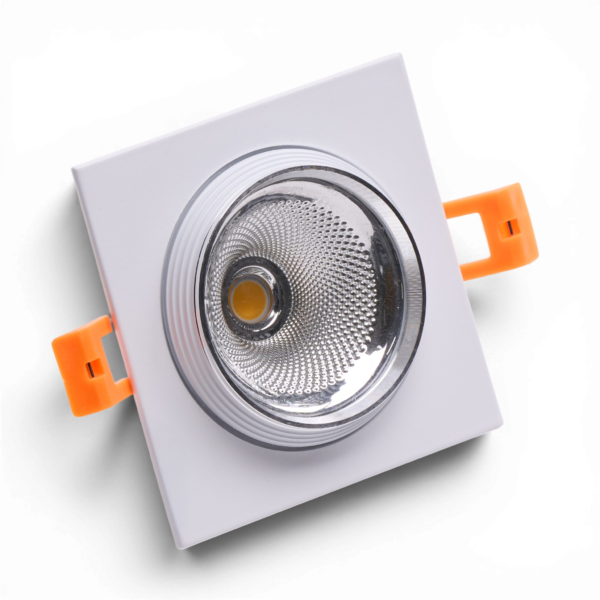 CRIUS_CR3043053_______U102 CRIUS Vierkant Spot 5W 3000k Wit inclusief driver Fase-dimmen