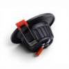 CRIUS Ronde Spot 5W 3000k Zwart inclusief driver Fase-dimmen