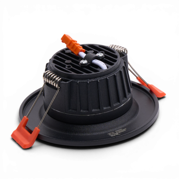 CRIUS Ronde Spot 5W 3000k Zwart inclusief driver Fase-dimmen