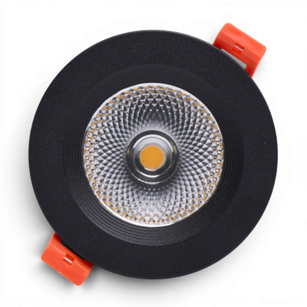 CRIUS Ronde Spot 5W 3000k Zwart inclusief driver Fase-dimmen