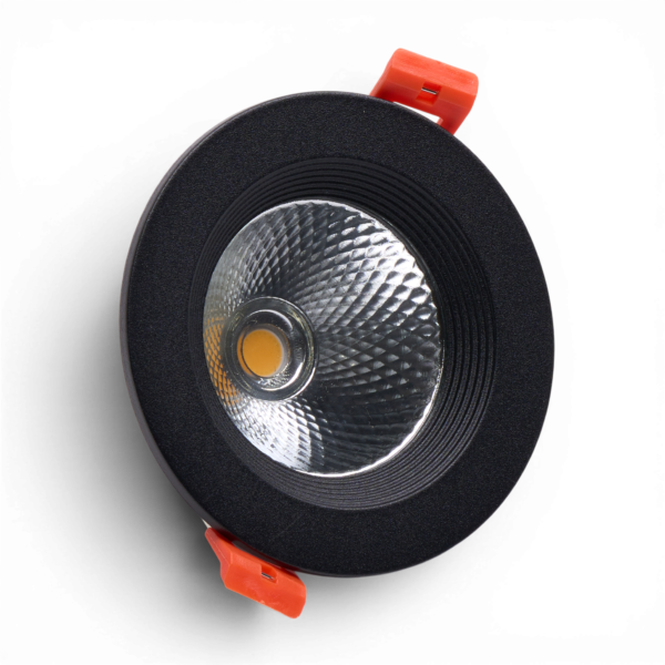 CRIUS Ronde Spot 5W 3000k Zwart inclusief driver Fase-dimmen