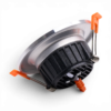 CRIUS_CR3045053________U104 4 CRIUS Ronde Spot 5W 3000k Aluminium inclusief driver Fase-dimmen