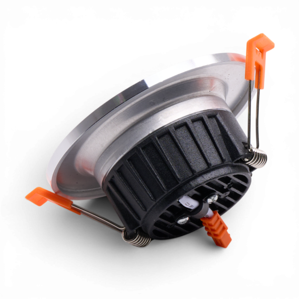 CRIUS_CR3045053________U104 4 CRIUS Ronde Spot 5W 3000k Aluminium inclusief driver Fase-dimmen