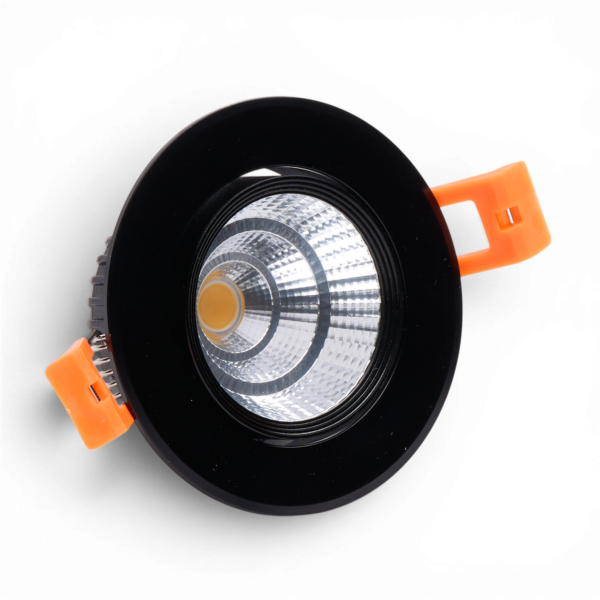 CRIUS_CR3048053_______U108 CRIUS Ronde Spot 5W 3000k Zwart Verstelbaar inclusief driver Fase-dimmen