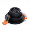 CRIUS_CR3048053_______U108 7 CRIUS Ronde Spot 5W 3000k Zwart Verstelbaar inclusief driver Fase-dimmen