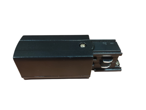 Invoerblok 3 fase track rail zwart -p