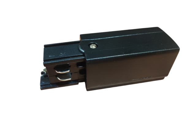 Invoerblok 3 fase track rail zwart -p