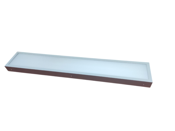 20×150 opbouw paneel inclusief frame zilver-p
