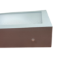20×150 opbouw paneel inclusief frame zilver-p
