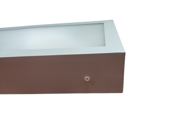 20×150 opbouw paneel inclusief frame zilver-p