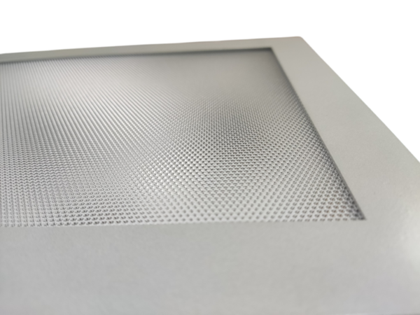 20×150 opbouw paneel inclusief frame zilver-p