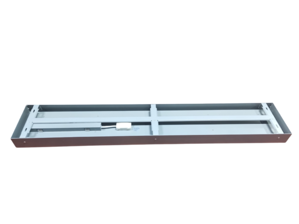 20×150 opbouw paneel inclusief frame zilver-p