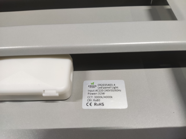 20×150 opbouw paneel inclusief frame zilver-p