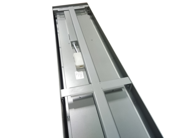 20×150 opbouw paneel inclusief frame zilver-p