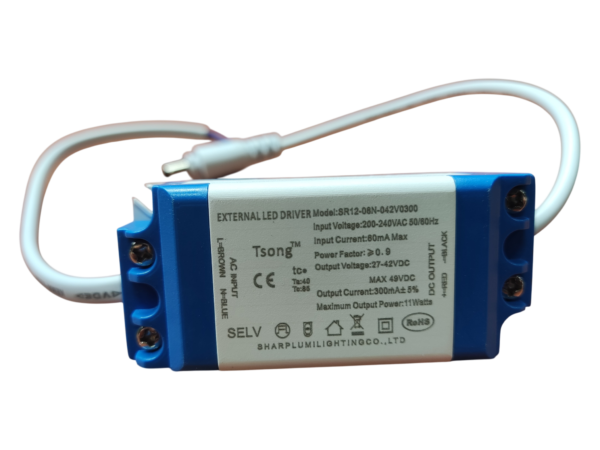 Downlight 12W 3000k IP41 inclusief driver