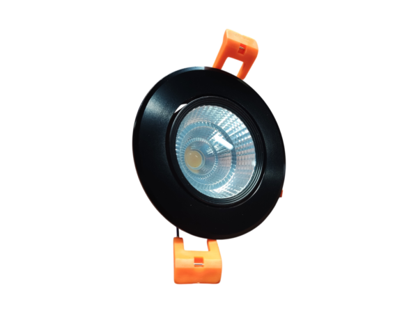 CRIUS Ronde Spot 5W 3000k Zwart inclusief driver Fase-dimmen