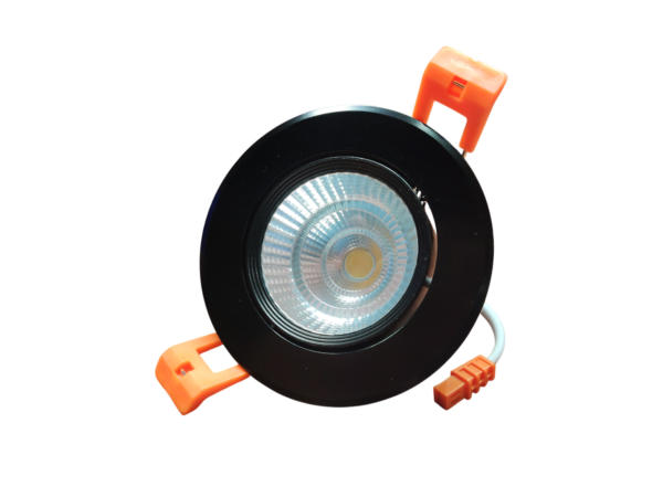 CRIUS Ronde Spot 5W 3000k Zwart inclusief driver Fase-dimmen