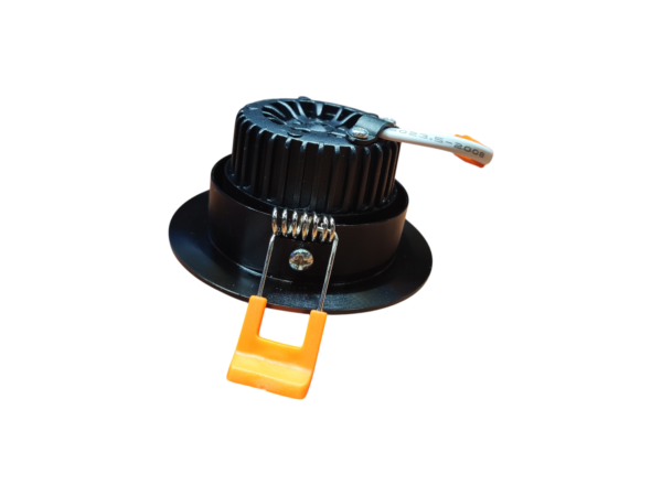 CRIUS Ronde Spot 5W 3000k Zwart inclusief driver Fase-dimmen