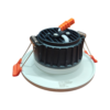 CRIUS Ronde Spot 5W 3000k Wit inclusief driver Fase-dimmen