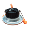 CRIUS Ronde Spot 5W 3000k Aluminium inclusief driver Fase-dimmen
