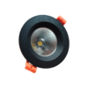 CRIUS Ronde Spot 5W 3000k Zwart inclusief driver Fase-dimmen