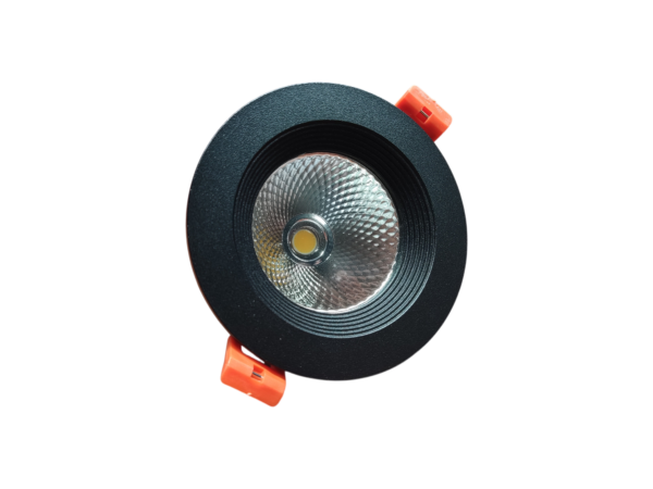 CRIUS Ronde Spot 5W 3000k Zwart inclusief driver Fase-dimmen