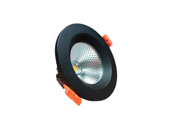 CRIUS Ronde Spot 5W 3000k Zwart inclusief driver Fase-dimmen