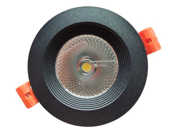 CRIUS Ronde Spot 5W 3000k Zwart inclusief driver Fase-dimmen