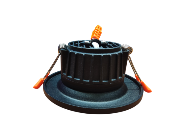 CRIUS Ronde Spot 5W 3000k Zwart inclusief driver Fase-dimmen