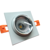 CRIUS Vierkant Spot 5W 3000k Wit inclusief driver Fase-dimmen
