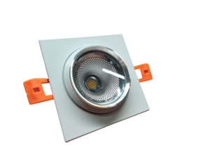 CRIUS Vierkant Spot 5W 3000k Wit inclusief driver Fase-dimmen