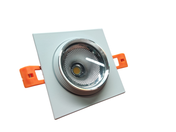 CRIUS Vierkant Spot 5W 3000k Wit inclusief driver Fase-dimmen
