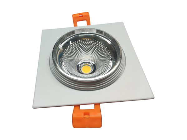 CRIUS Vierkant Spot 5W 3000k Wit inclusief driver Fase-dimmen