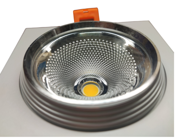 CRIUS Vierkant Spot 5W 3000k Wit inclusief driver Fase-dimmen