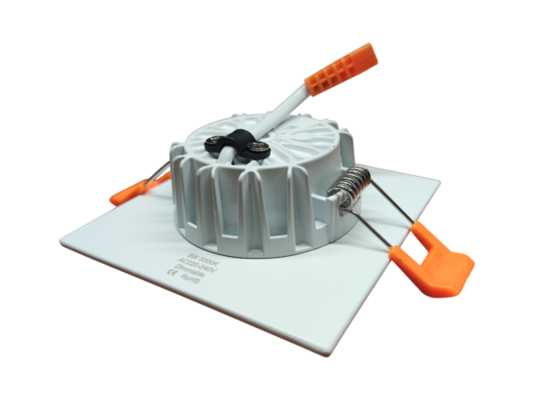 CRIUS Vierkant Spot 5W 3000k Wit inclusief driver Fase-dimmen