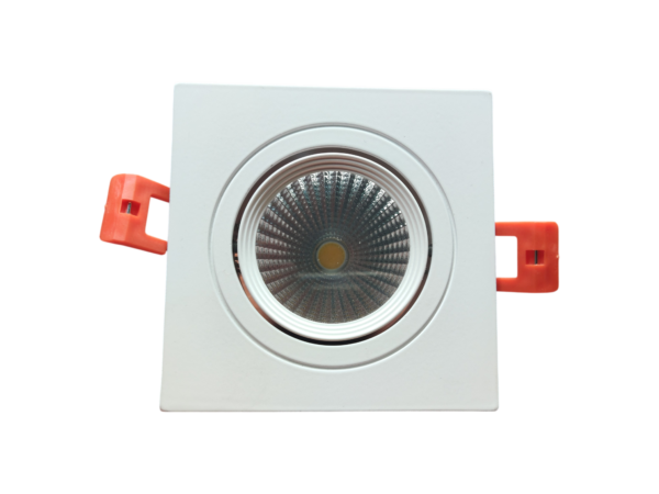 CRIUS Vierkant Verstelbare Spot 5W 3000k Wit inclusief driver Fase-dimmen
