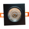 CRIUS Vierkant Spot 5W 3000k Zwart inclusief driver Fase-dimmen