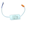 CRIUS Vierkant Spot 5W 3000k Zwart inclusief driver Fase-dimmen