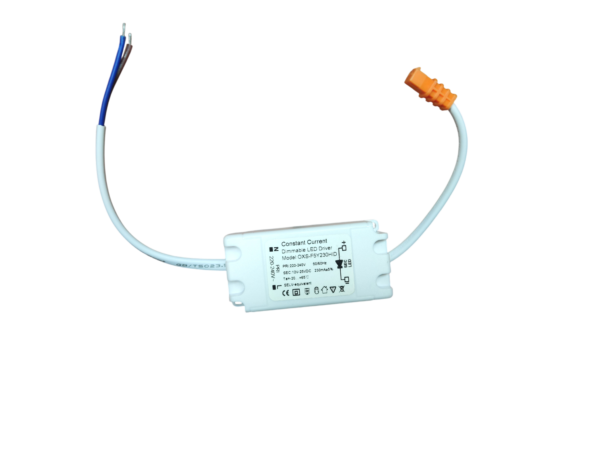 CRIUS Vierkant Spot 5W 3000k Zwart inclusief driver Fase-dimmen