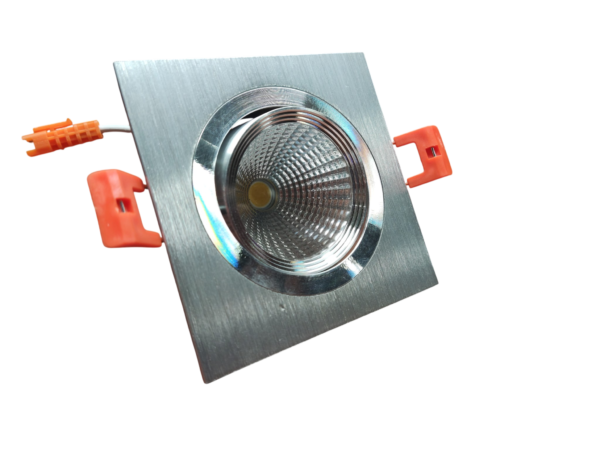 CRIUS Vierkant Verstelbare Spot 5W 3000k Aluminium inclusief driver Fase-dimmen