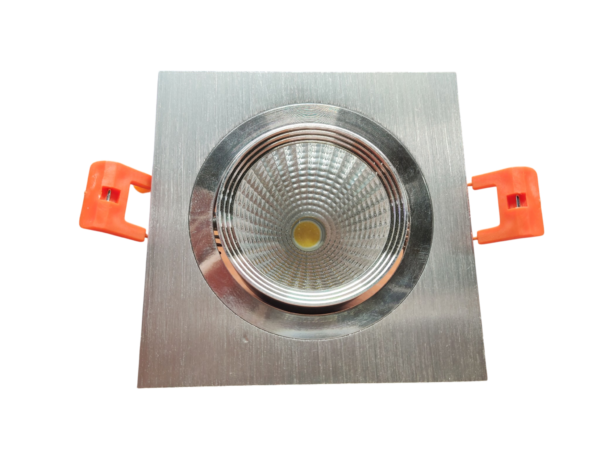 CRIUS Vierkant Verstelbare Spot 5W 3000k Aluminium inclusief driver Fase-dimmen
